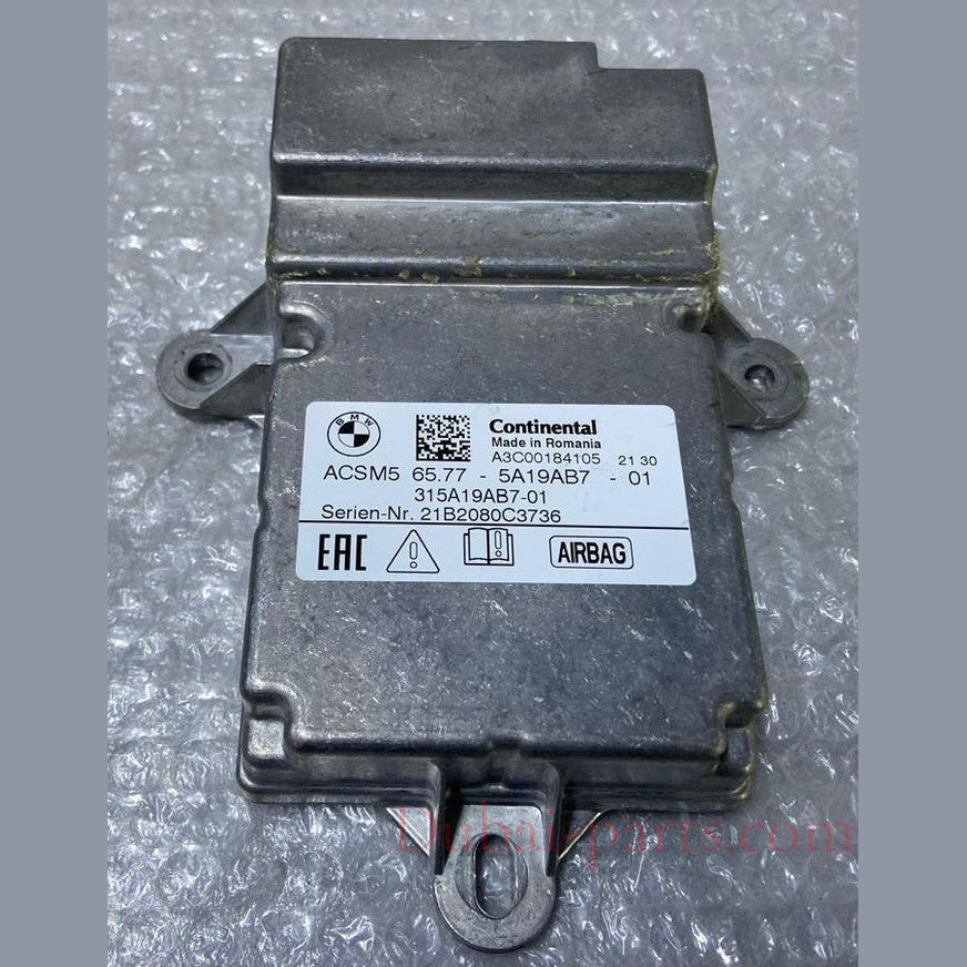 Genuine BMW SRS AB Control Module Unit – Part Number 5A19AB7