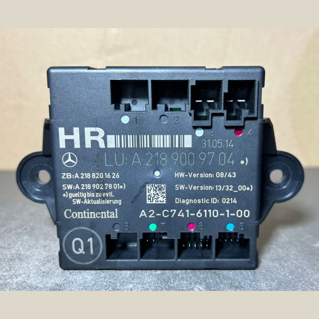 Mercedes-Benz W212 W218 Rear Right Side Door Control Module A218 9009704 OEM