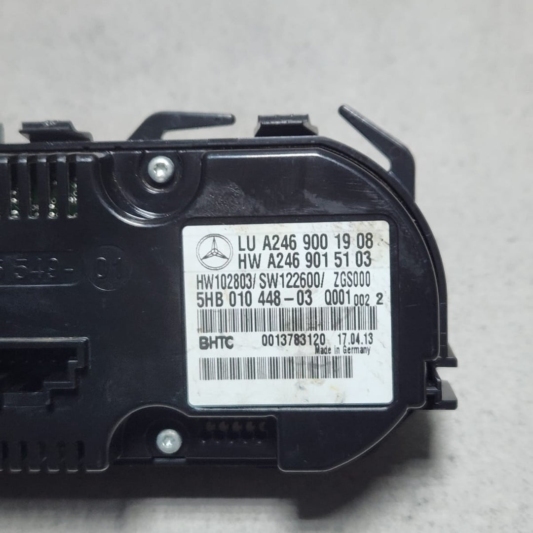 2014 Mercedes-Benz CLA250 Climate Control Module A2469001908 CLA and B-Class