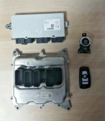 Bild in die Galerieansicht laden, BMW F10 N20 Engine ECU Kit CAS Key Set Manual OEM 8661468GAA