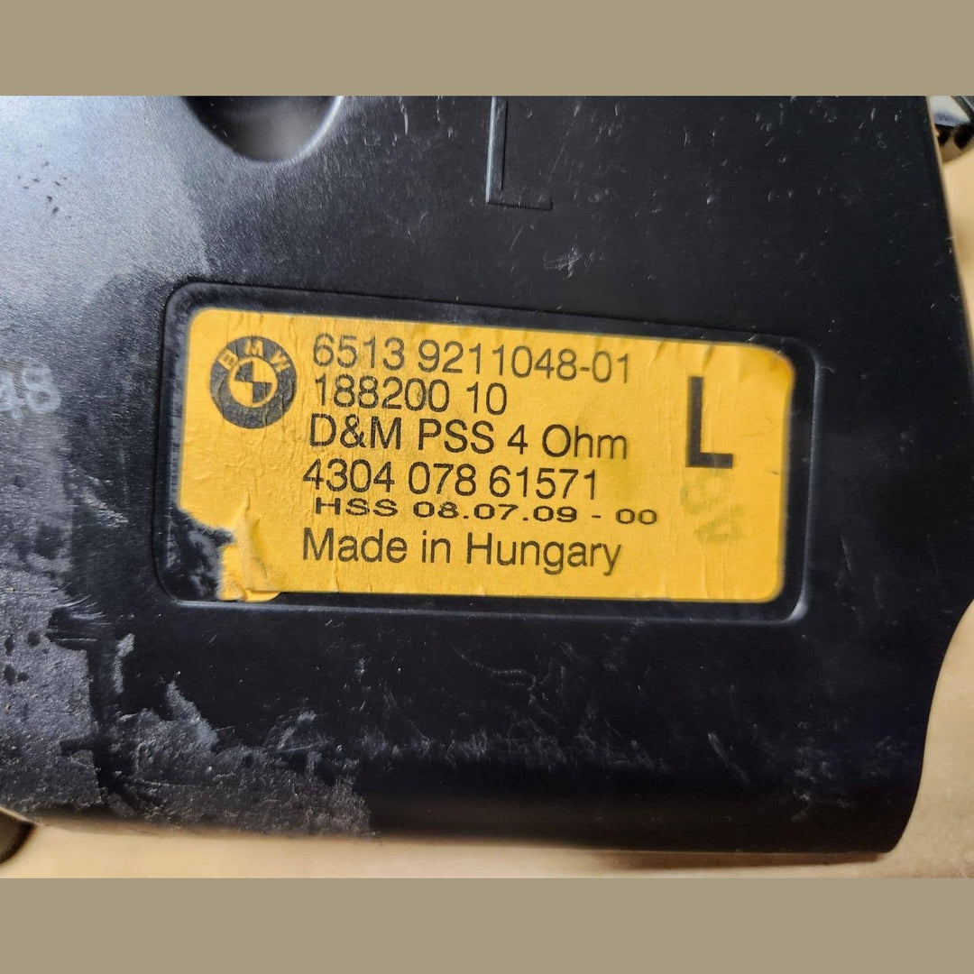 2008-2019 BMW X6 D Pillar Speaker 9211048 X6 E71 E72 rear left