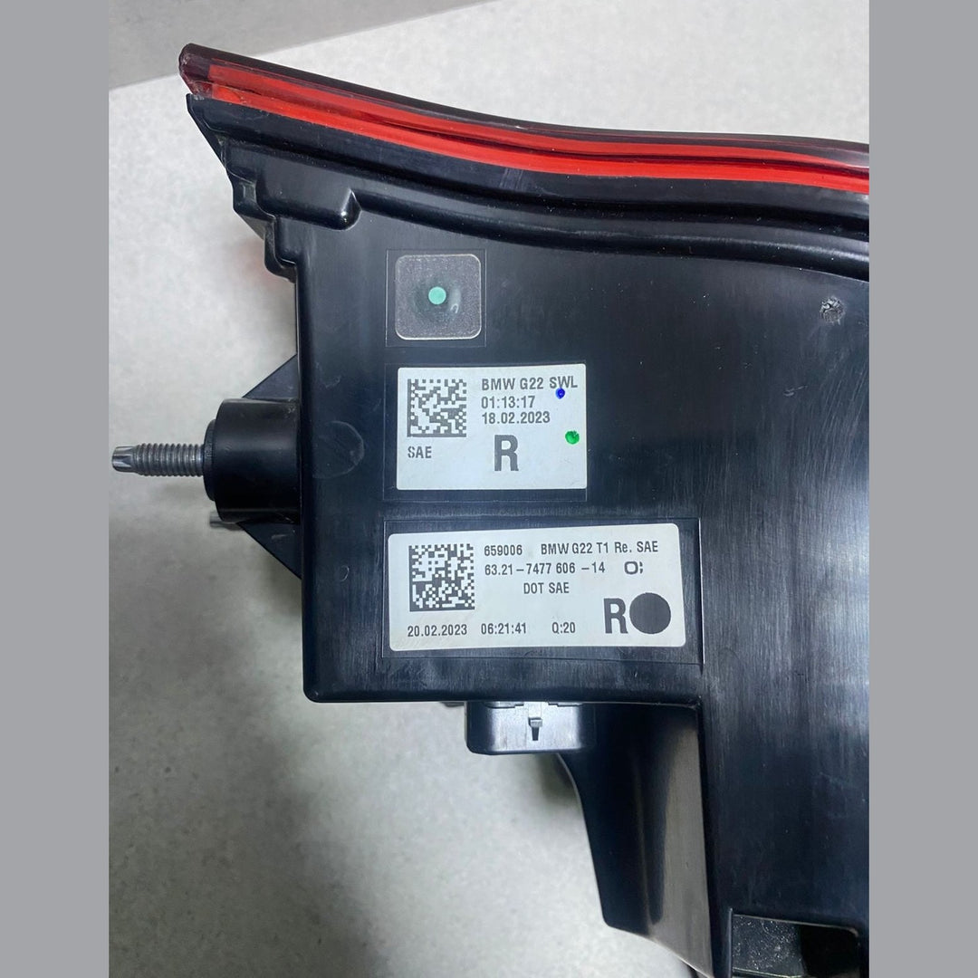 2020-2022 BMW M4 Rear Right Outer Taillight 7477606  G22 G82  430i 440i