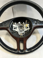 Bild in die Galerieansicht laden, 2002 BMW X5 X3 E53 Steering Wheel Multifunction Controls LEATHER 6760581 OEM