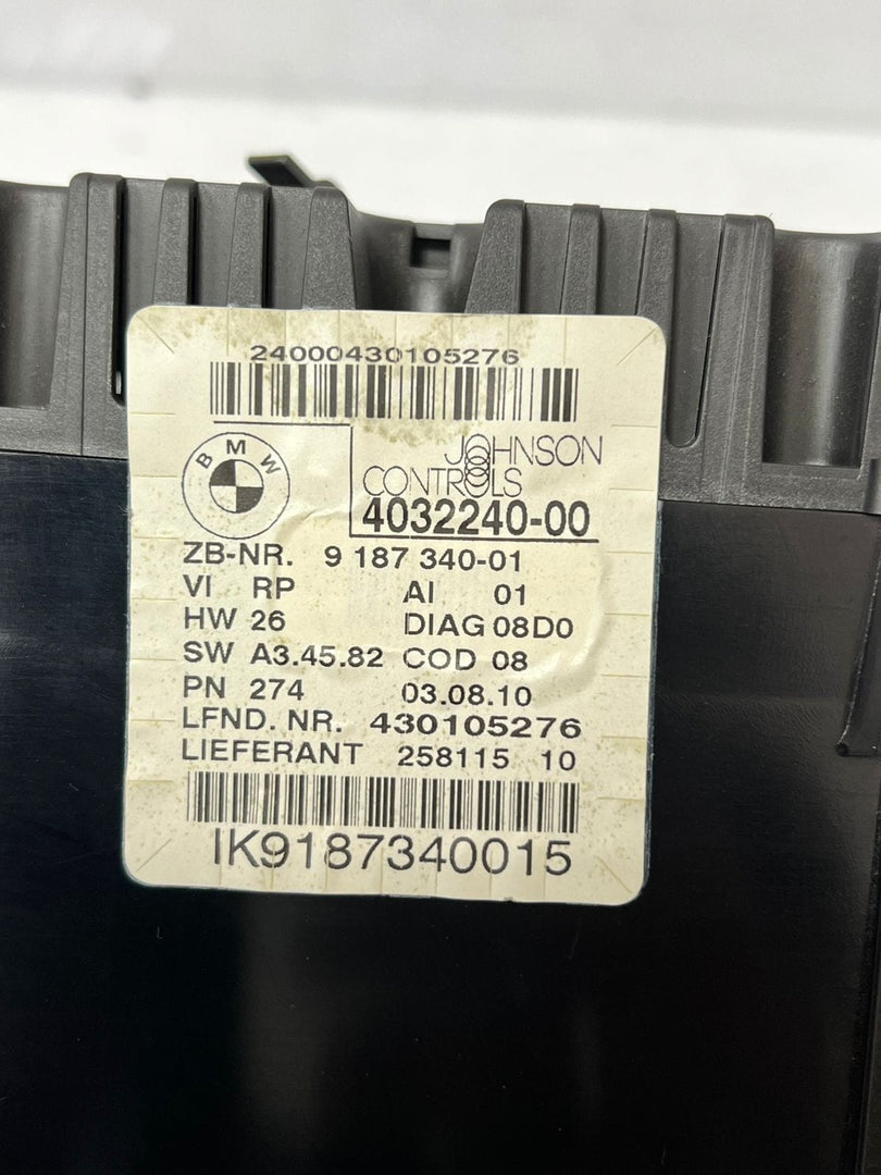 2005-2012 BMW 320i 3 Series E90 N43-B20A Instrument Cluster 4032240 OEM