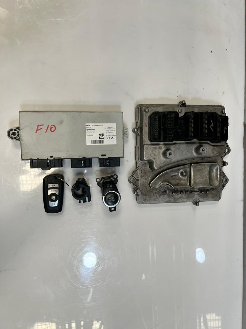 2015-2016 BMW F10 Engine Control Unit ECU SET DME+CAS4+1KEY 8665625 OEM