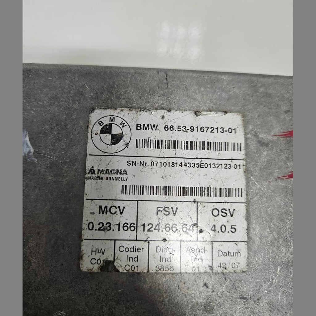 BMW E70 X5 E71 X6 CONTROL UNIT EXTERIOR MIRROR CHAMBER CAMERA MODULE 9167213