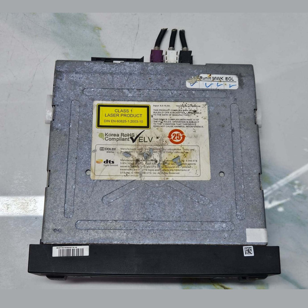 BMW DVD Audio Player Head Unit Rear Cabin 9228930 OEM