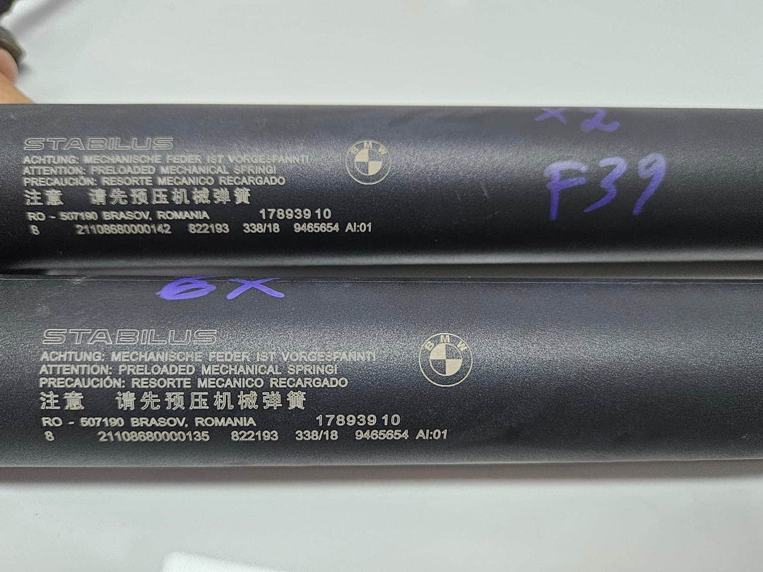 9465654-2019 BMW X2 F39 RHD Electric Tailgate Spindle Drive Pair OEM
