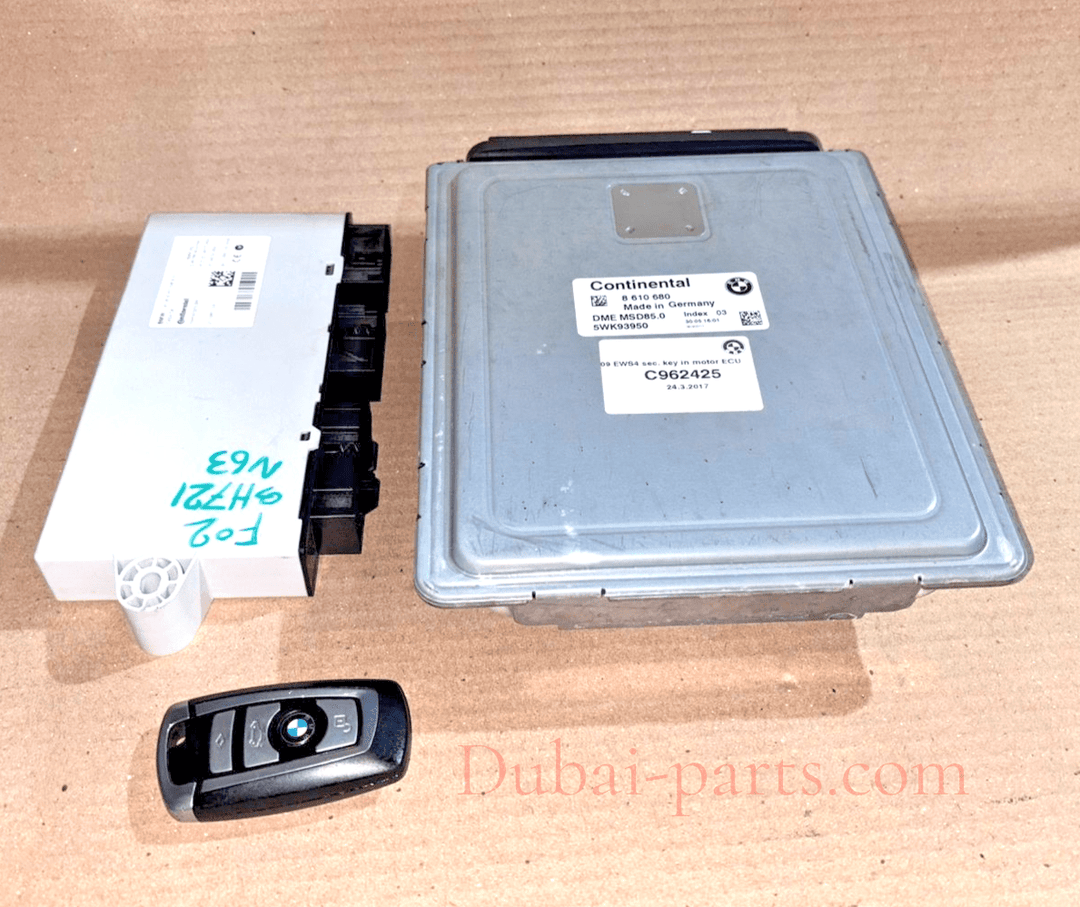 BMW 5 SERIES F02  F10 550I N63 ENGINE CONTROL UNIT  ECU KIT WITH KEY  8610680