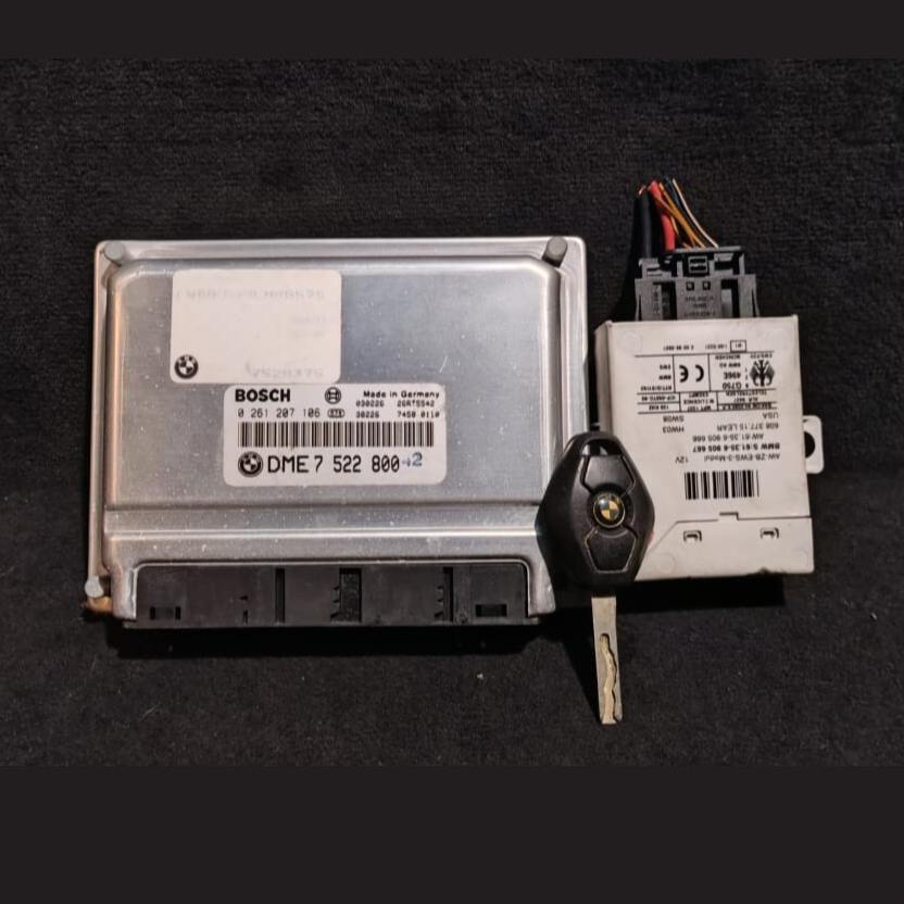 BMW E39 E38 E53 5 7 X5 4.0i 4.4i M62 Engine Control Module COMPLETE SET 7522800
