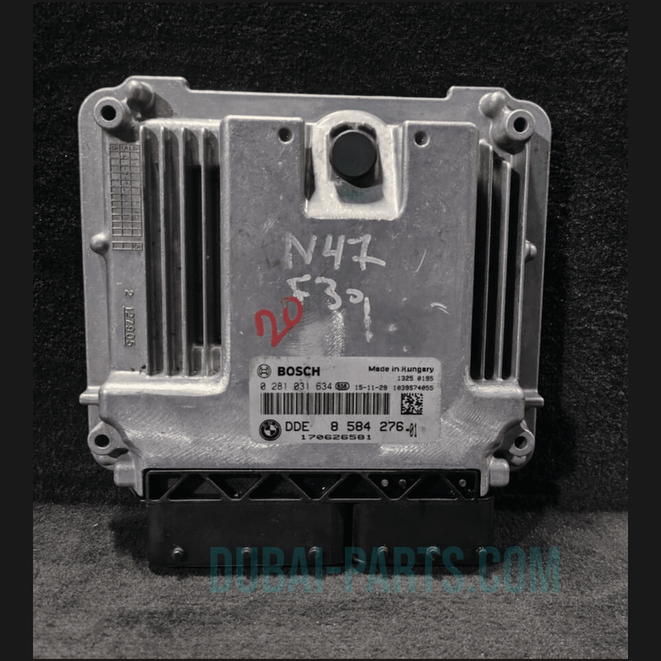 BMW AUTOMATIC F30 F31 320d N47N 163HP ENGINE CONTROL UNIT MODULE ONLY - 8584276