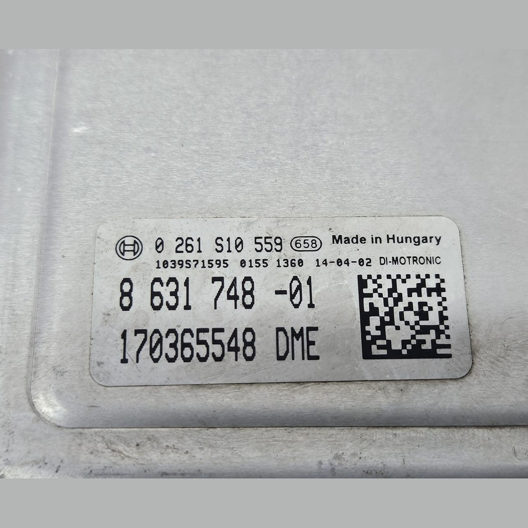 2012-2016 BMW F10 535i, F06 640i, and 740i N55 Engine Control Unit DME 8631748 