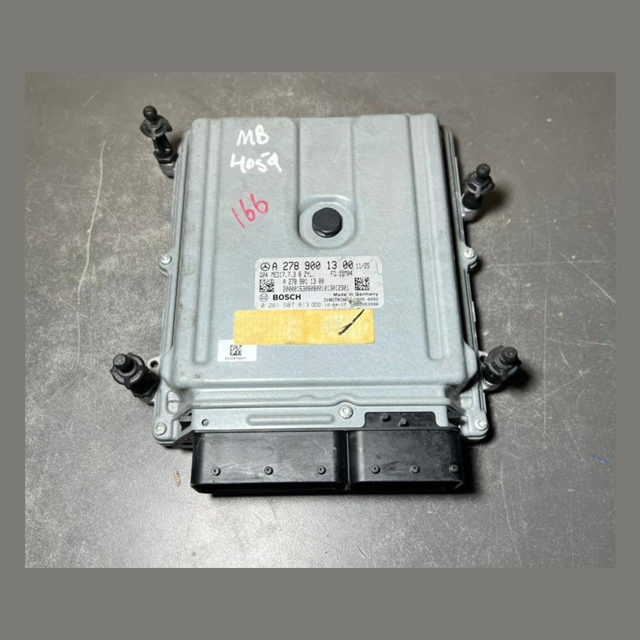 12-18 Mercedes W166 GL450 Engine Control Module Unit ECM ECU A278 9001300 OEM