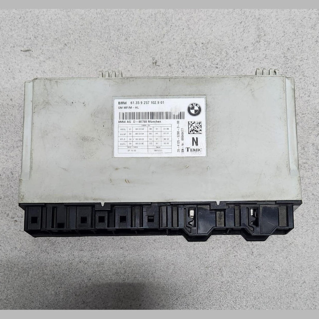 2011-2016 BMW 528i Front Seat Control Module 9257102  F10 5 Series 535i 550i