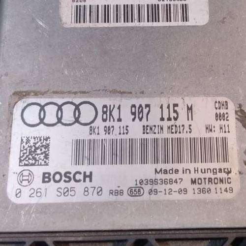 AUDI  A4 B8 A5 8T 1.8 TFSI CDHB 160HP ENGINE CONTROL UNIT AUTOMATIC - 8K1907115M