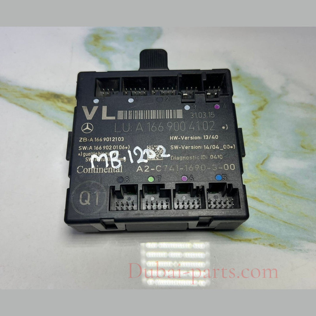 Mercedes W166 ML GLE GL Front Left Side Door Control Module A166 9004102 OEM
