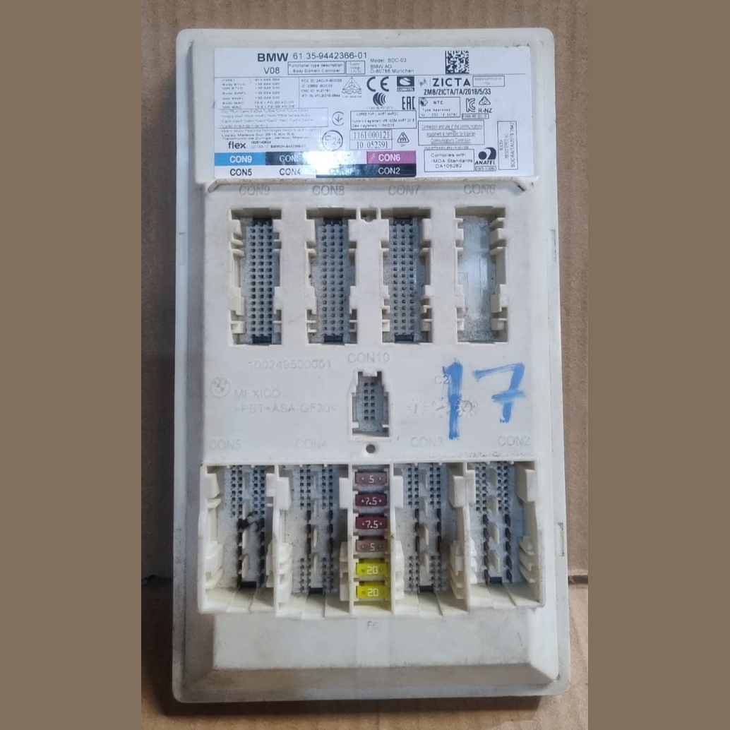 BMW X5 ON-BOARD POWER SUPPLY CONTROL UNIT BCM FEM SAM BSI - 9442366