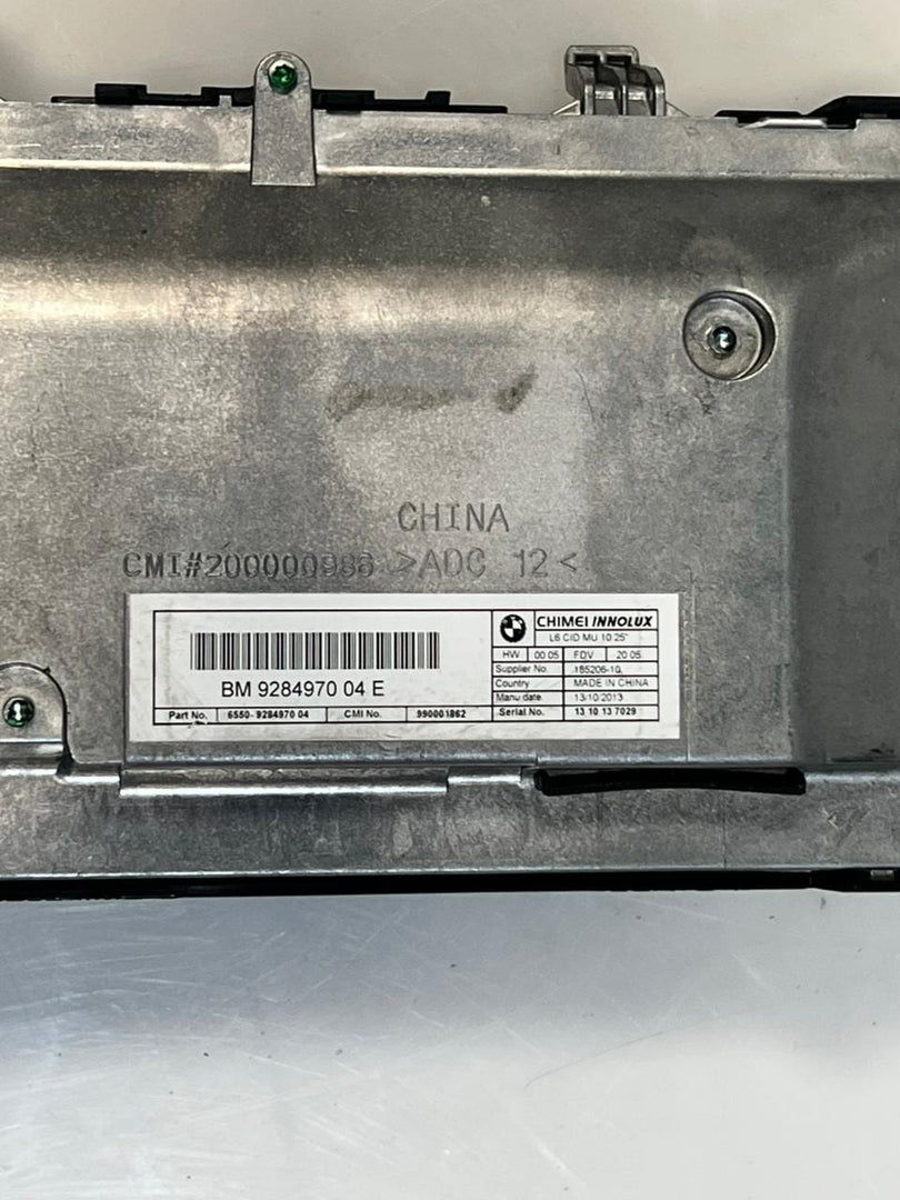 BMW 7' F01 F02 LCI 10.25" Central Information Display Screen Monitor 9284970 OEM