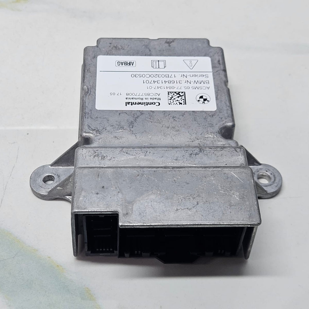 BMW 5-SERIES G30 2017 SRS BAGS CONTROL MODULE 6841347 OEM
