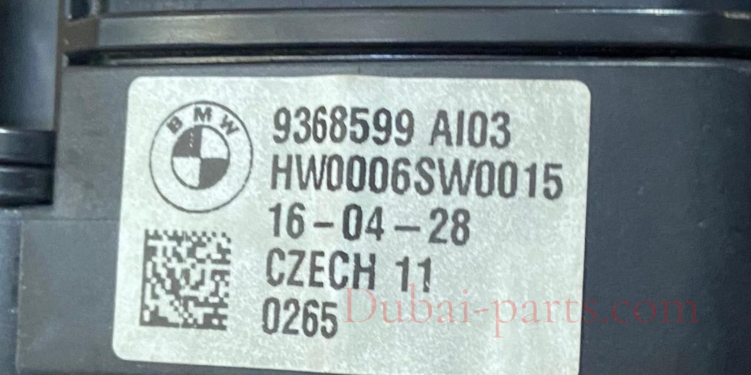 OEM BMW X5 F15 Turn Indicator Wiper Stalk Switch 9368599