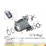 Load image into Gallery viewer, 2019-2023 BMW B57D30A X5 G05 G07 and X7 Diesel Particulate Filter 8475307 OEM