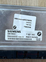 Bild in die Galerieansicht laden, 2004-2006 BMW X3 E83 M54 Engine Control Unit 7561382 MS45.1 DME