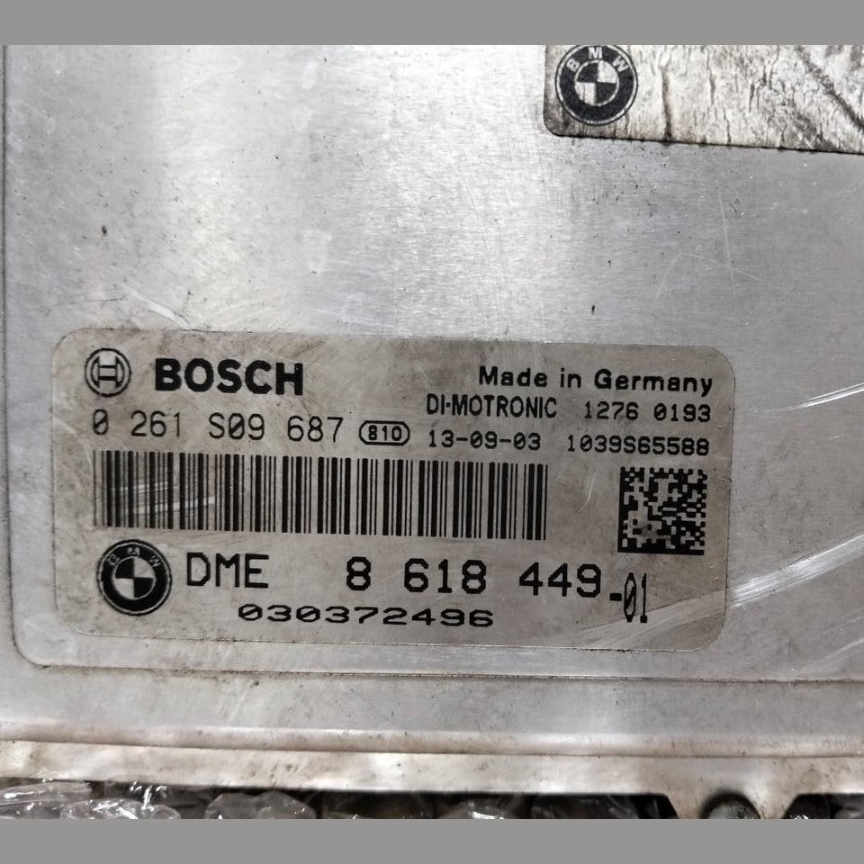 BMW F07 GT 3.0 N55B30A 2012 GASOLINE ENGINE CONTROL UNIT  ECU SET+KEY - 8618499