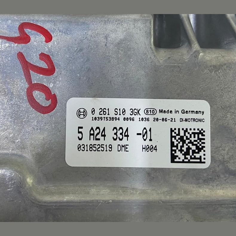 OEM BMW G20 B48 ENGINE CONTROL UNIT ECM DME ECU ONLY 5A24334 BOSCH