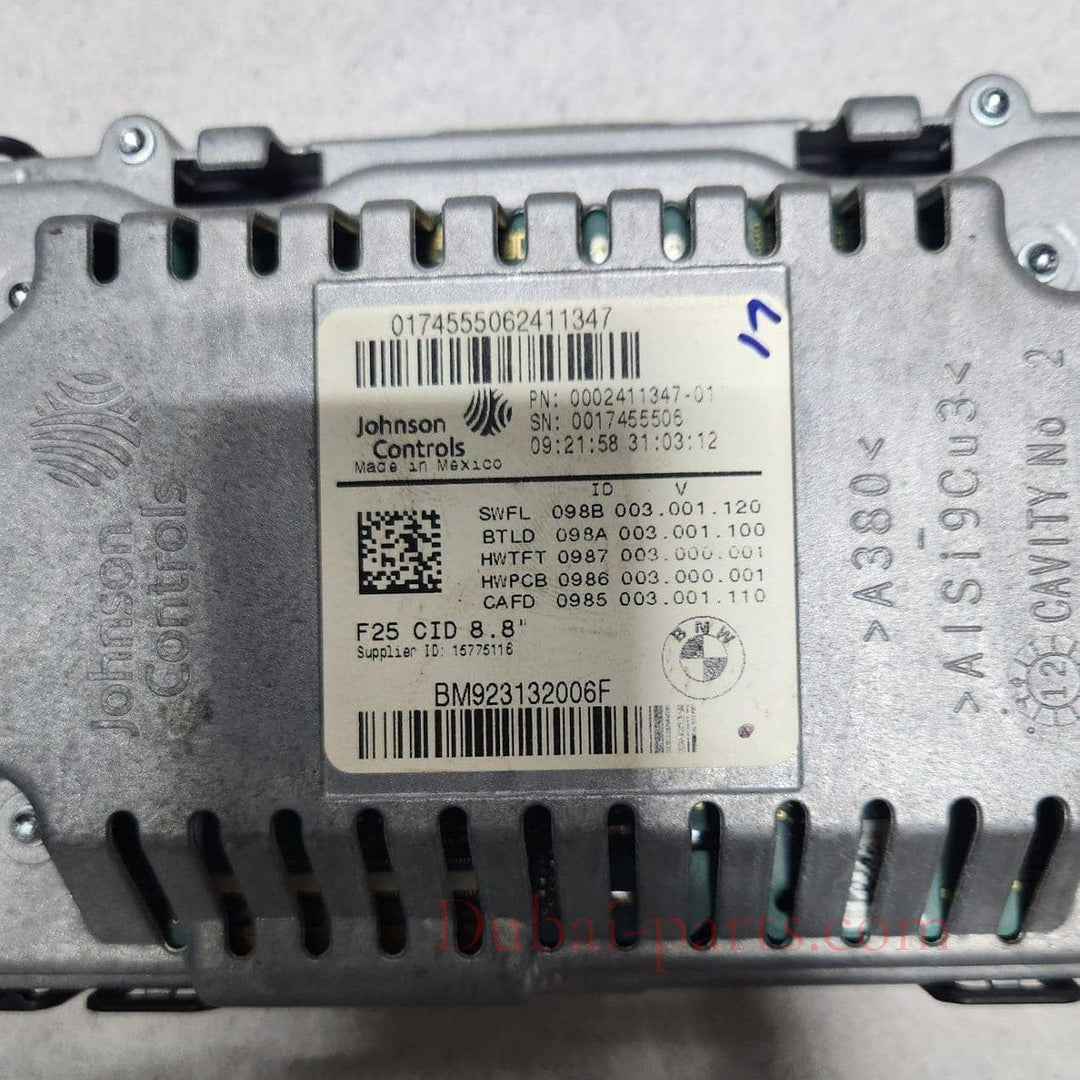 2010-2017 BMW X3 Central Information Display 9231320 X3 F25