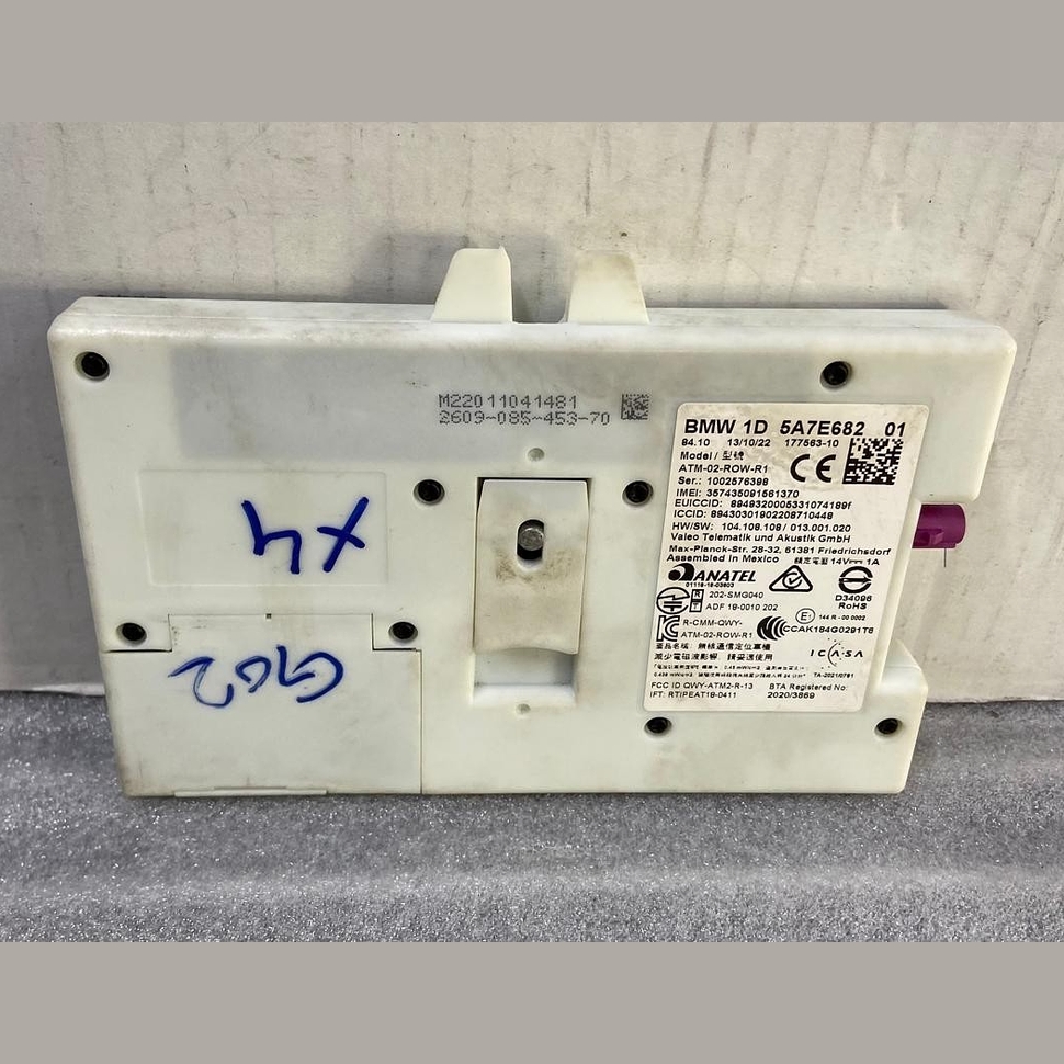 OEM BMW G01 X4 G02 ANTENA TELEMATICS CONTROL MODULE ECU 5A7E682