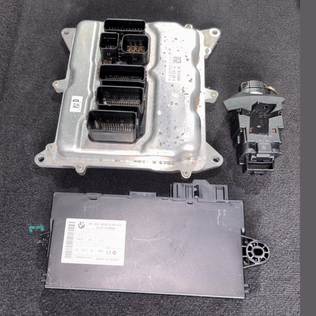 BMW Z4 X1 20I N20 E84 MOTOR CONTROL ECU KIT DME CAS3 + LLAVE MANUAL - 8603576