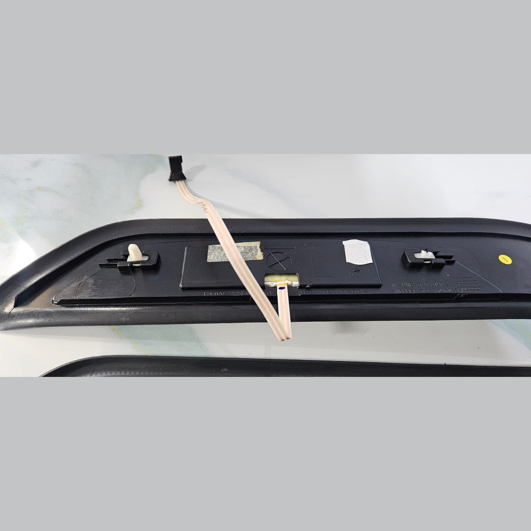 OEM BMW F01 F02 Front Rear Door illuminated Sill Plate Kick door step trim Set