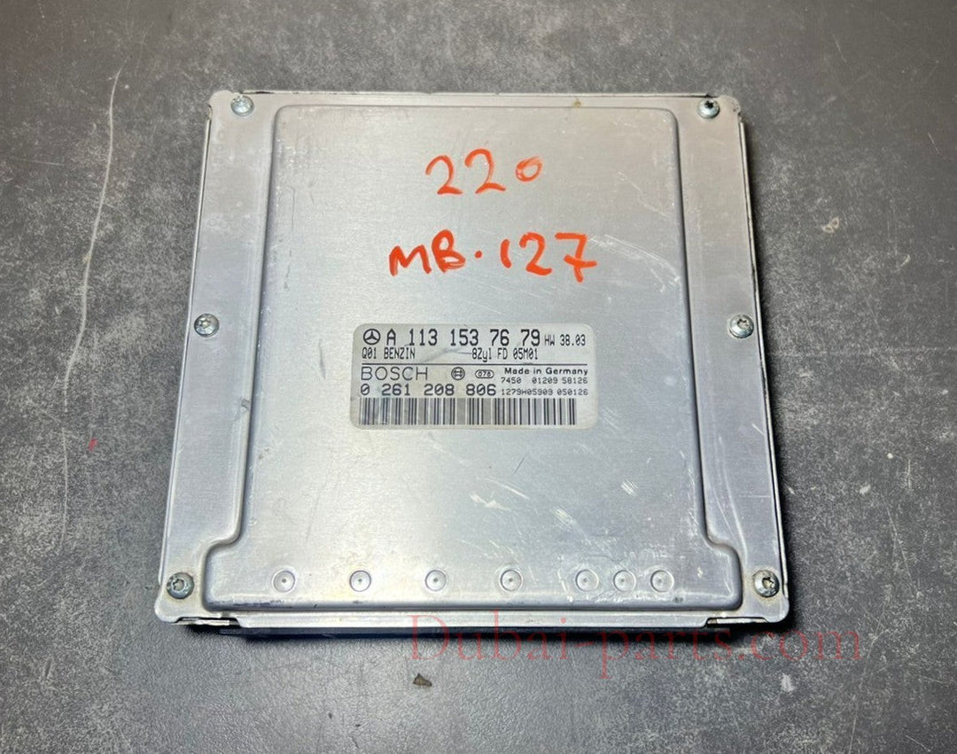 01-06 Mercedes W220 S-Class Engine Control Module Unit ECM ECU A113 1537679