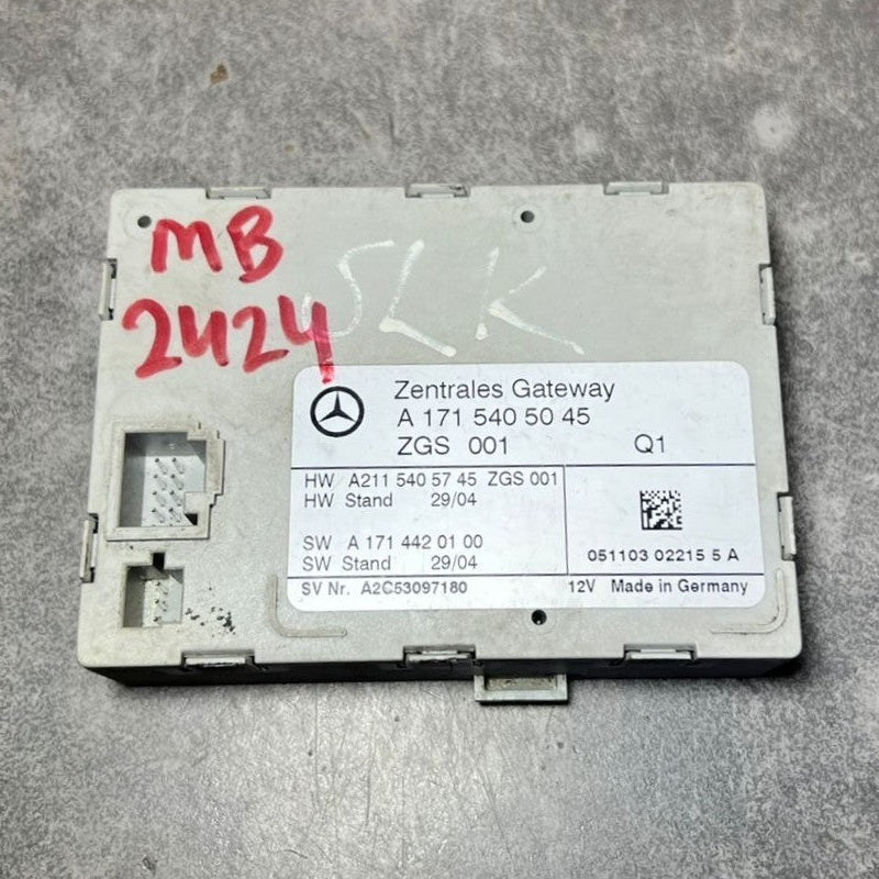 05-11 Mercedes-Benz R171 SLK350 Central Gateway Steuergerät A171 5405045 OEM
