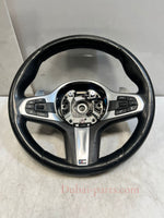 قم بتحميل الصورة إلى عارض الصور، 2018 BMW 5 Series G30 530e MSPORT Multifunction Steering Wheel 8071899 OEM