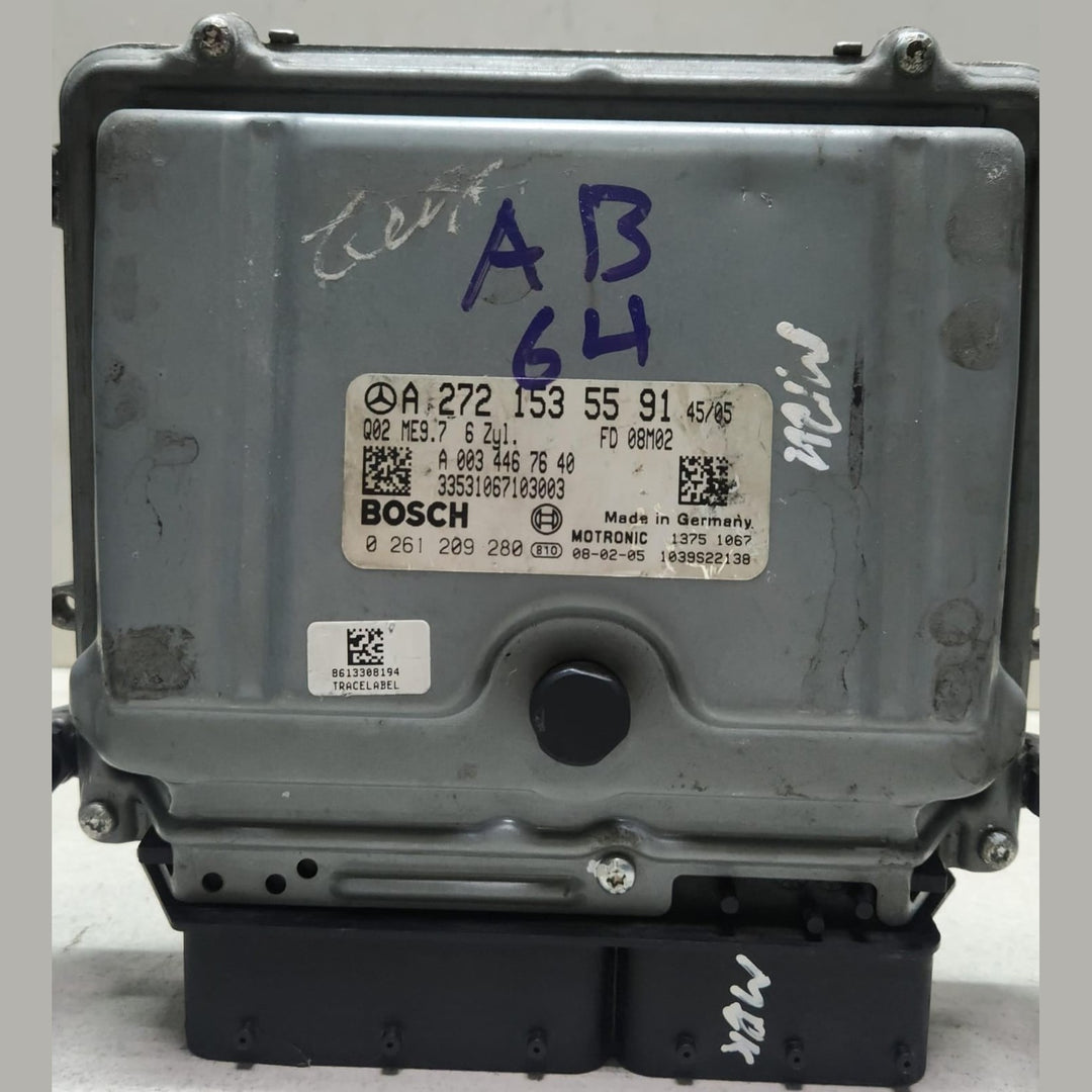 Mercedes-Benz CLK280 Engine Control Unit A2721535591 E280 CLK W209 