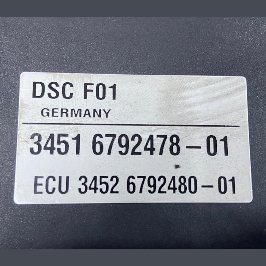 OEM BMW 7 SERIES F01 F02 730D F10 N57 ABS Pump Brake Control Unit 6792478 Bosch
