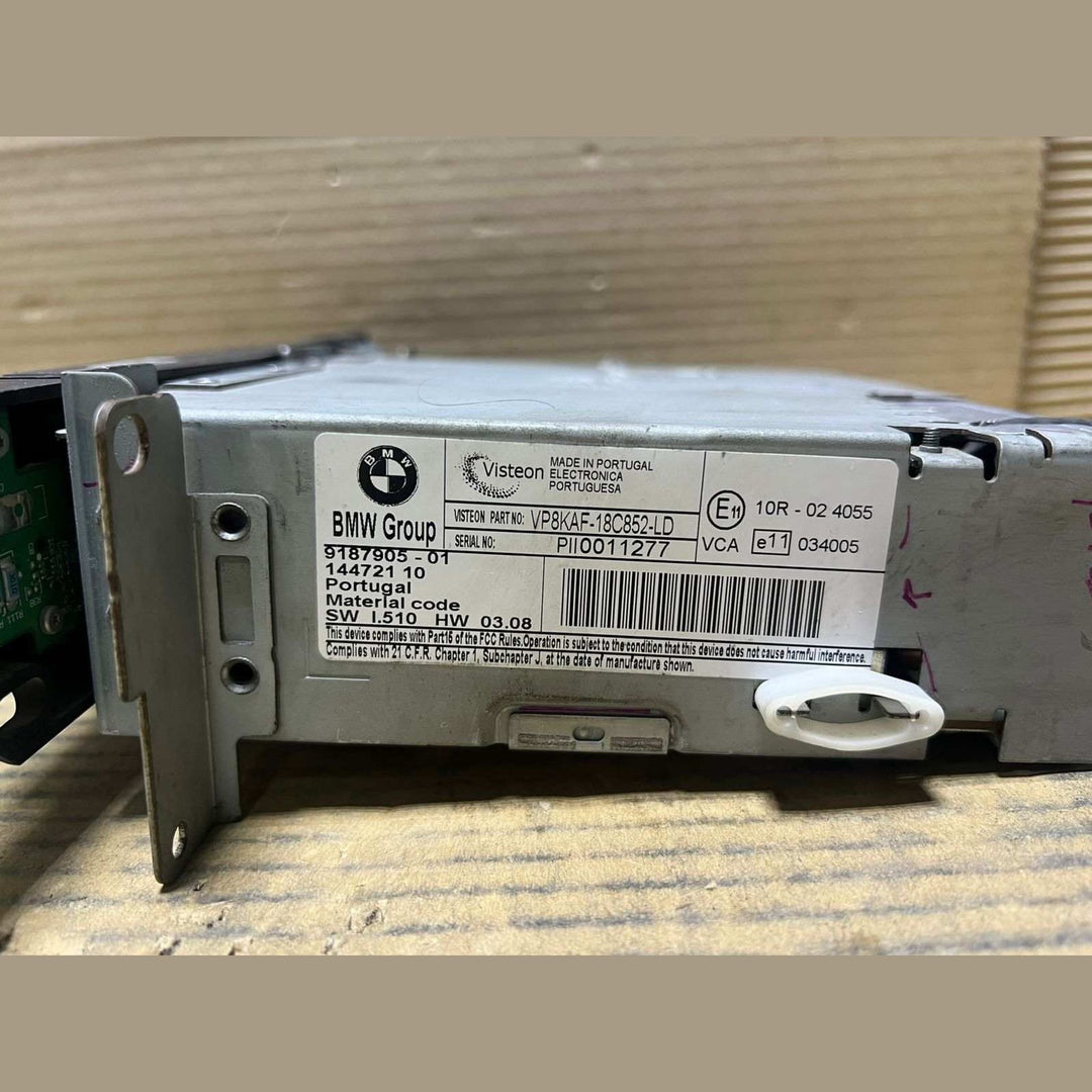 2008-2010 BMW 528i Radio Am Fm Audio Cd Player Receiver 9187905 528i, 535i, 550i
