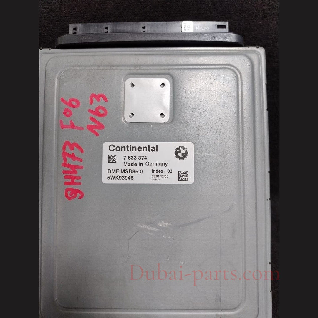 BMW 750i F02 N63 ENGINE CONTROL ECU ONLY MSD85.0 7633374