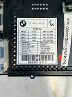 Bild in die Galerieansicht laden, BMW 5 Series GT F07 Central Information Display CID 10.25" Screen 9227118 USA