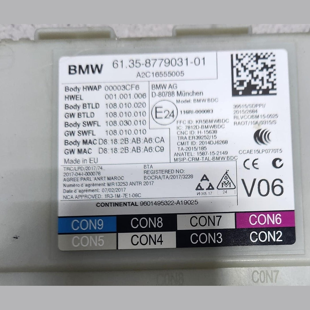 2017-2020 BMW X3 Engine Control Unit 8475483 G01 2.0 B48 ECU SET 
