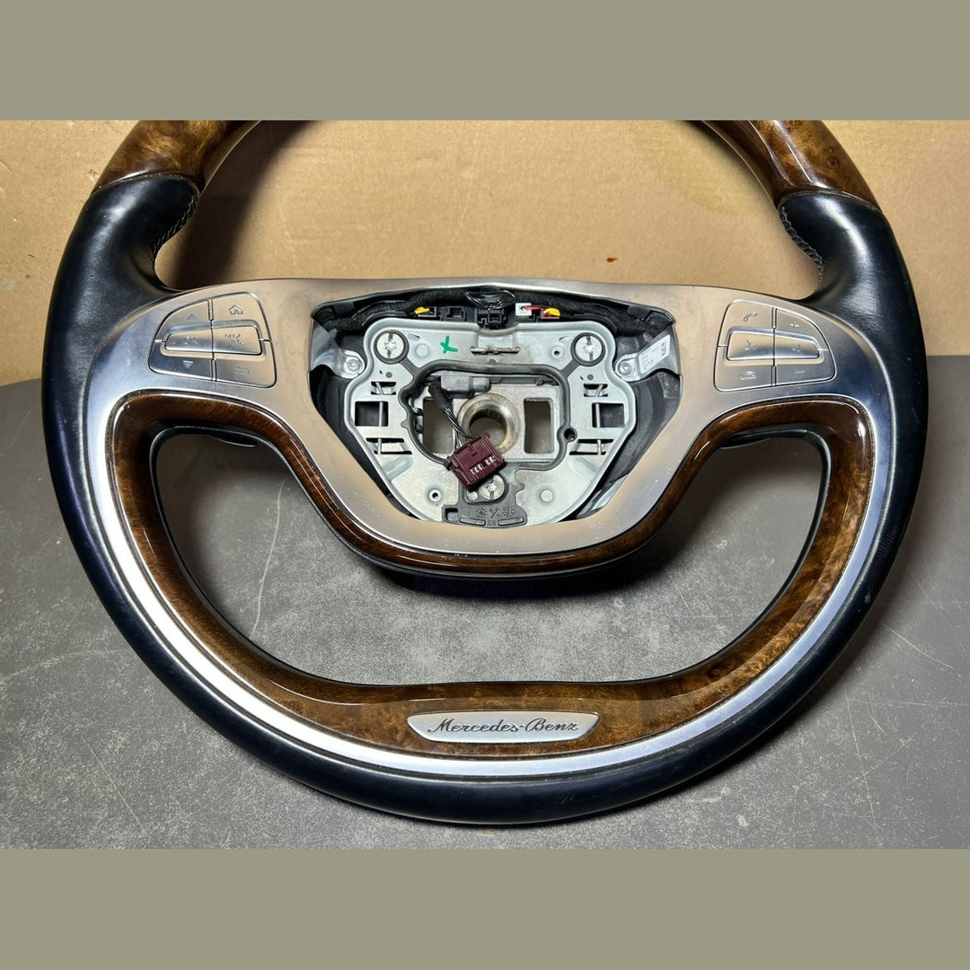 Mercedes W222 Steering Wheel Multi Function Sport Assembly With Paddle Shifts