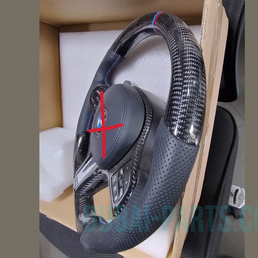 New Real Carbon Fiber Steering Wheel BMW G05 G06 G07 Sport With Paddle Shifts