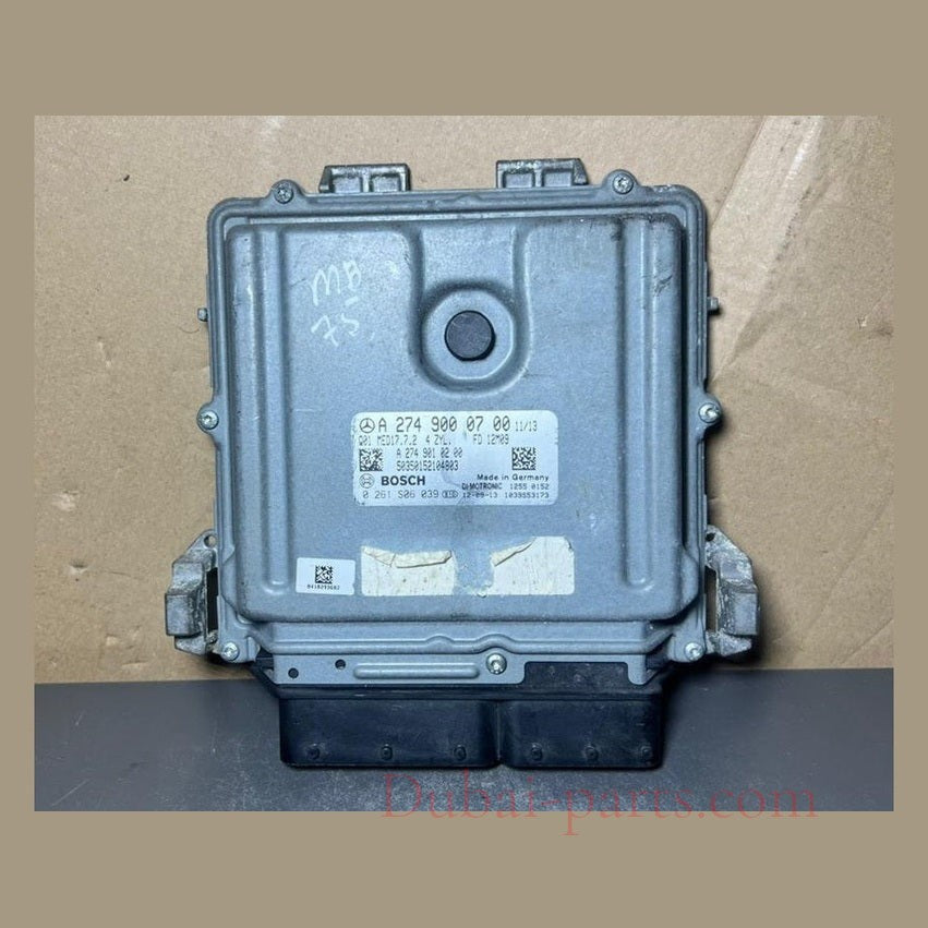10-14 Mercedes W204 C-CLASS Engine Control Module Unit ECM ECU A274 9000700 OEM