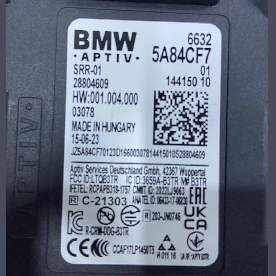 OEM BMW G20 G30 G06 G07 G12 Blind Spot Radar Sensor Close Range 5A84CF7