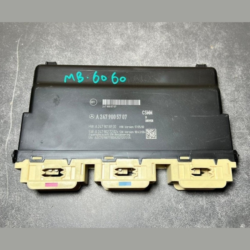 17-19 Mercedes Benz W247 CLA B-Class Driver Seat Control Module A247 9005707 OEM
