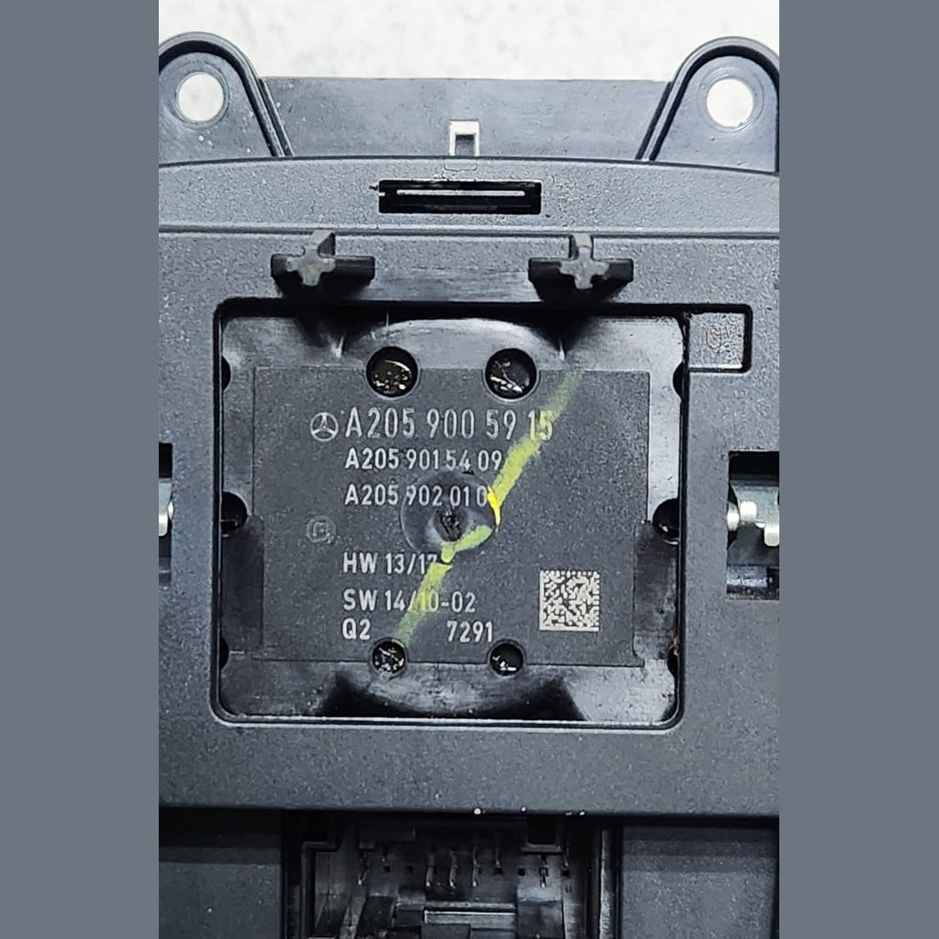 Mercedes-Benz Multimedia Control Panel A2059015409 C-Class W205