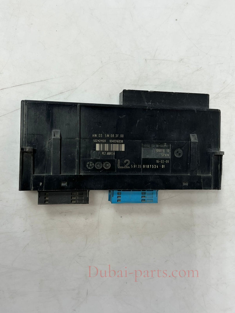 2009 BMW 1 E81 118 D Comfort Control Unit 9187534 2.00 Diesel 105Kw 15045998 OEM