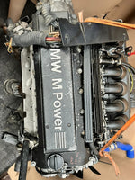 Bild in die Galerieansicht laden, BMW E36 M3 S50B30 3.0L Complete Engine &amp; Manual Gearbox 75K KM 50030546 OEM