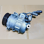 Load image into Gallery viewer, 06 07 08 09 10 BMW E60 E63 E64 M5 M6 A/C COMPRESSOR &amp; CLUTCH OEM 6932266